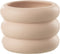 J-Line bloempot Ring - cement - beige - small - Ø 14.50 cm - 2 stuks