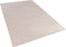 DERINCE - Laagpolig vloerkleed - Beige - 140 x 200 cm - Katoen