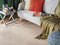 DERINCE - Laagpolig vloerkleed - Beige - 160 x 230 cm - Katoen