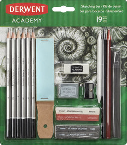 Derwent Academy Schetsset - complete selectie schetsmaterialen van hoge kwaliteit