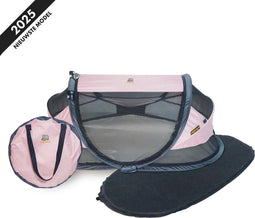 Deryan Baby Luxe Campingbedje – Inclusief zelfopblaasbare matras - Rose