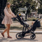 Deryan Evy V2 Kinderwagen - Duo Kinderwagen - Uitbreidbaar - Inclusief extra zitje - Zwart