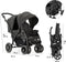 Deryan Luxe Elena Dubbele buggy- duo buggy – tandem buggy – Compact en lichtgewicht