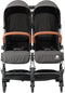 Deryan Luxe Rolo X2 Dubbele Buggy - Duo Buggy - Grijs