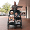 Deryan Luxe Rolo X2 Dubbele Buggy - Duo Buggy - Zwart