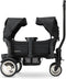 Deryan Luxe Sandy bolderkar - Duo buggy - tandem buggy - opvouwbaar - inklapbare bolderwagen - duo kinderwagen - Zwart