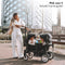 Deryan Luxe Sandy bolderkar - Duo buggy - tandem buggy - opvouwbaar - inklapbare bolderwagen - duo kinderwagen - Zwart