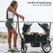 Deryan Luxe Sandy bolderkar - Duo buggy - tandem buggy - opvouwbaar - inklapbare bolderwagen - duo kinderwagen - Zwart