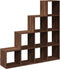 vidaXL - Kamerscherm - / - boekenkast - 131,5x29x131,5 - cm - hout - bruin - eiken