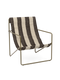 Desert Loungestoel - Olijf/Off-White/Chocolade