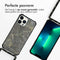 Design Backcover met koord voor de iPhone 13 Pro Max - Black Marble