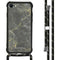Design Backcover met koord voor de iPhone SE (2022 / 2020) / 8 / 7 - Black Marble