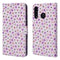 Design Bookcase voor de Huawei P30 Lite - Purple Flowers
