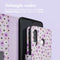 Design Bookcase voor de Huawei P30 Lite - Purple Flowers