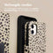 Design Bookcase voor de iPhone 11 - Black And White Dots