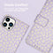 Design Bookcase voor de iPhone 12 (Pro) - White Daisy