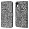 Design Bookcase voor de iPhone Xr - Black And White