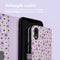 Design Bookcase voor de iPhone Xr - Purple Flowers