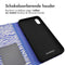 Design Bookcase voor de iPhone Xr - White Blue Stripes