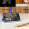 Design Bookcase voor de iPhone Xr - White Blue Stripes