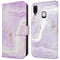 Design Bookcase voor de Samsung Galaxy A20e - Purple Marble