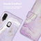 Design Bookcase voor de Samsung Galaxy A20e - Purple Marble