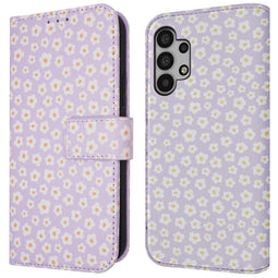 Design Bookcase voor de Samsung Galaxy A32 (5G) - White Daisy