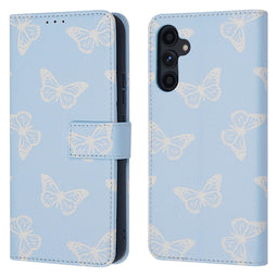 Design Bookcase voor de Samsung Galaxy A34 (5G) - Butterfly