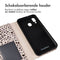Design Bookcase voor de Samsung Galaxy A40 - Black And White Dots
