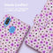 Design Bookcase voor de Samsung Galaxy A40 - Purple Flowers