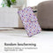 Design Bookcase voor de Samsung Galaxy A40 - Purple Flowers