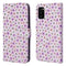 Design Bookcase voor de Samsung Galaxy A41 - Purple Flowers