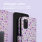 Design Bookcase voor de Samsung Galaxy A41 - Purple Flowers