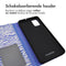 Design Bookcase voor de Samsung Galaxy A51 - White Blue Stripes