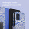 Design Bookcase voor de Samsung Galaxy A51 - White Blue Stripes