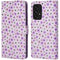 Design Bookcase voor de Samsung Galaxy A53 - Purple Flowers