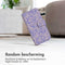 Design Bookcase voor de Samsung Galaxy S20 FE - Purple White Flowers