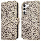 Design Bookcase voor de Samsung Galaxy S22 - Black And White Dots