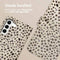 Design Bookcase voor de Samsung Galaxy S22 - Black And White Dots