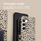 Design Bookcase voor de Samsung Galaxy S22 - Black And White Dots