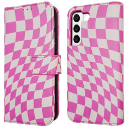 Design Bookcase voor de Samsung Galaxy S22 - Retro Pink