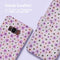 Design Bookcase voor de Samsung Galaxy S8 - Purple Flowers