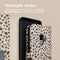 Design Bookcase voor de Samsung Galaxy S9 - Black And White Dots
