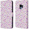 Design Bookcase voor de Samsung Galaxy S9 - Purple Flowers
