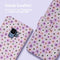 Design Bookcase voor de Samsung Galaxy S9 - Purple Flowers