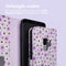 Design Bookcase voor de Samsung Galaxy S9 - Purple Flowers