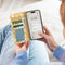 Design Bookcase voor de Samsung Galaxy S9 - Yellow Flowers