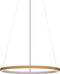 Design Hanglamp Finn 50 cm Beige - Bamboe - LED - Warm wit