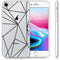 Design hoesje iPhone SE (2022 / 2020) / 8 / 7 - Grafisch - Lijn