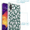 Design hoesje met koord voor de Samsung Galaxy A50 - Luipaard - Groen